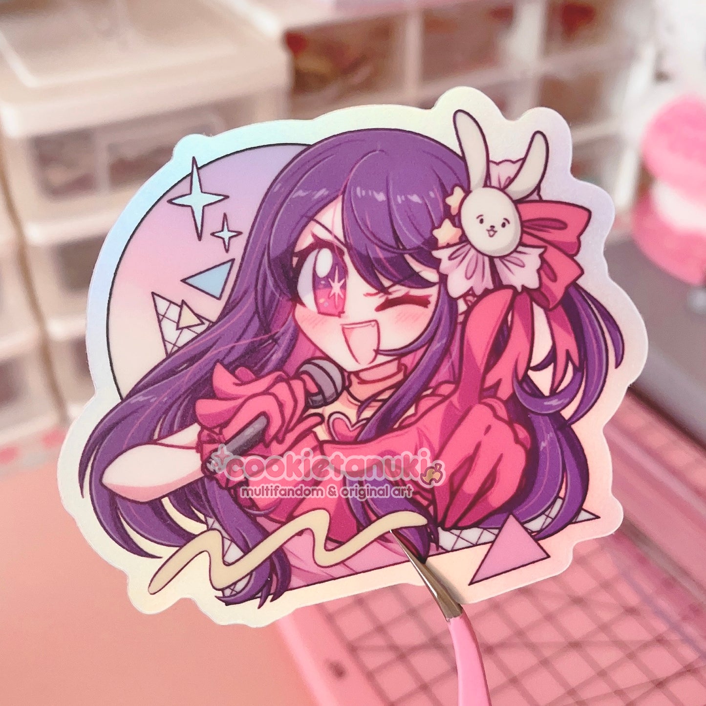 Hoshino Ai Holo Sticker