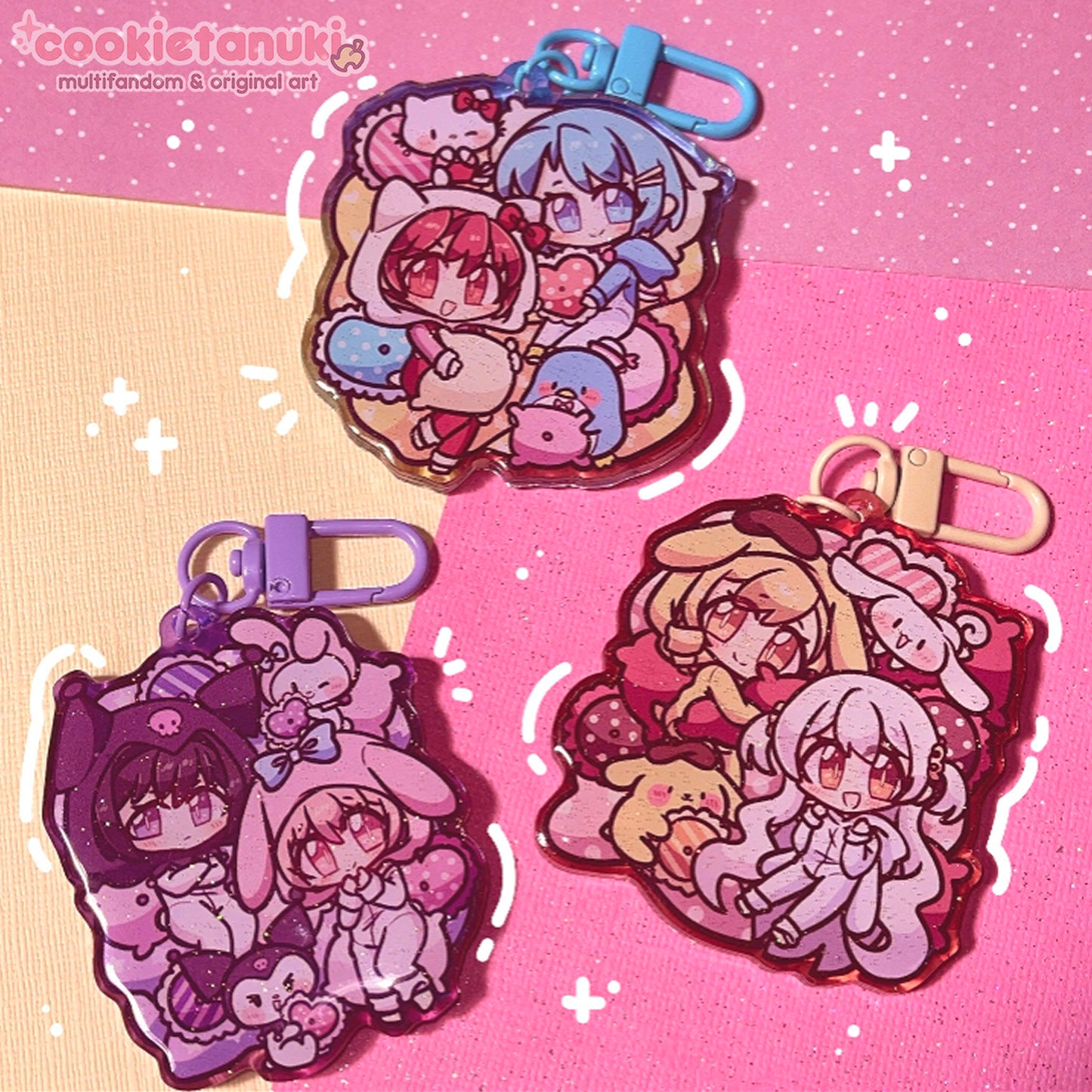 Madoka & Friends Kigurumi Sleepover Charms