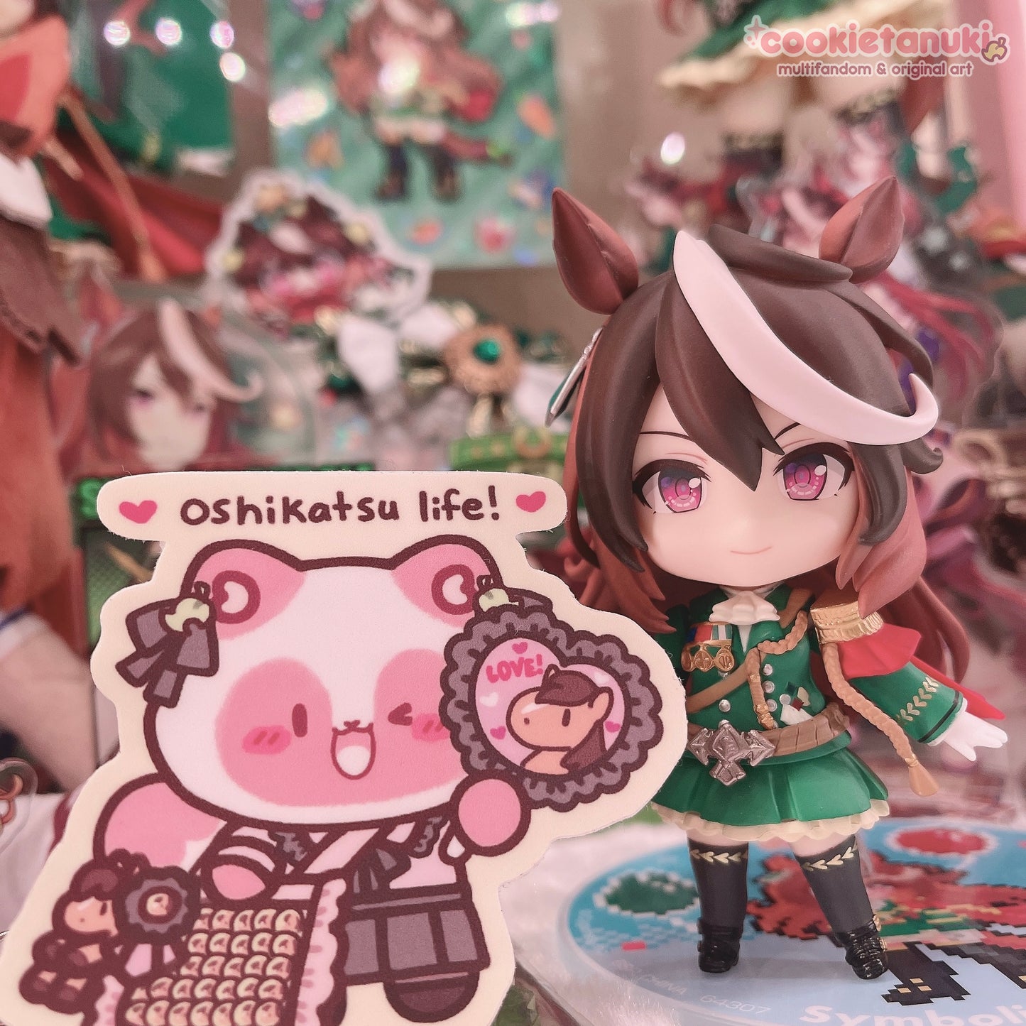 Cookie the Tanuki Oshikatsu Life Sticker