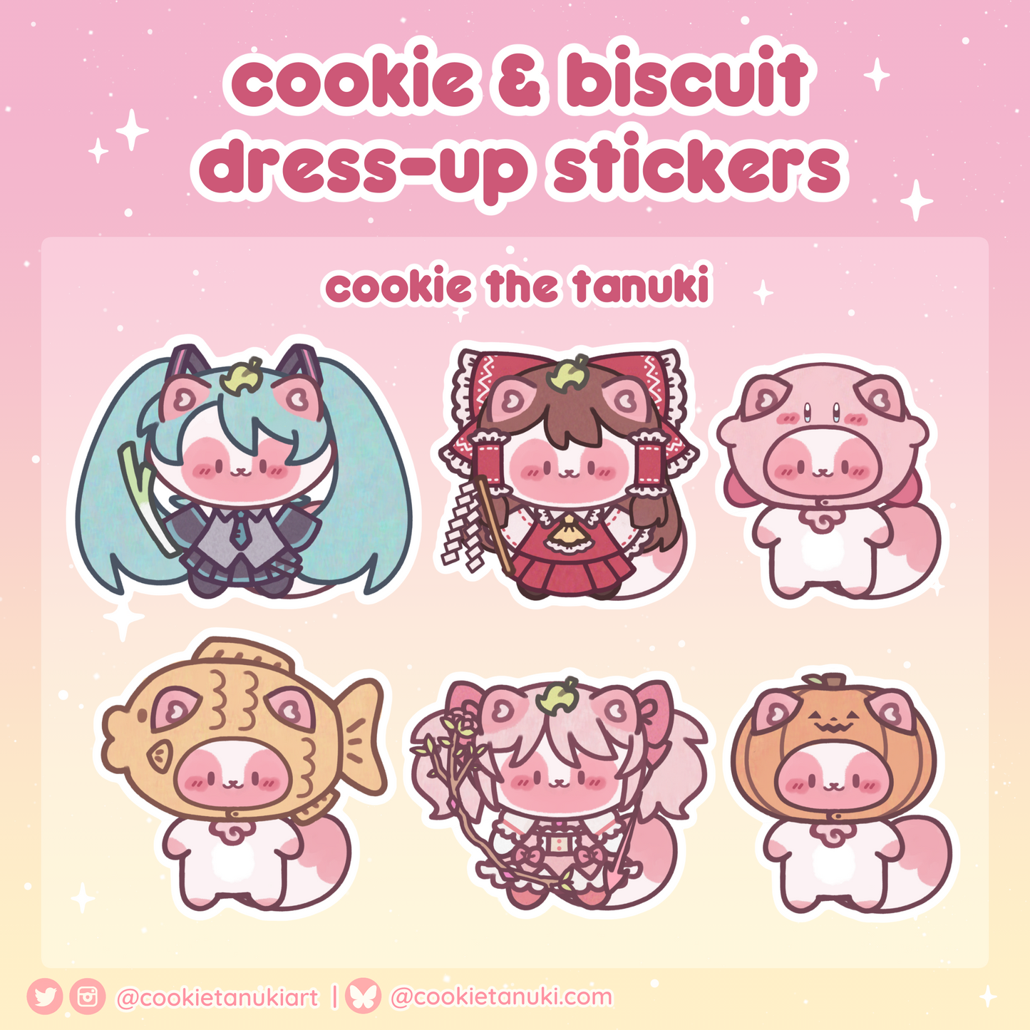 Cookie and Biscuit Dress-Up Stickers