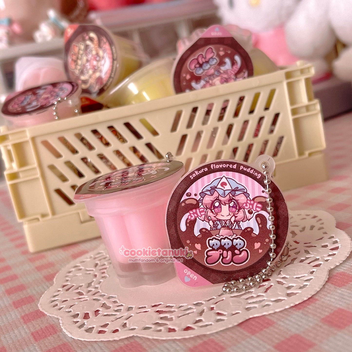 Touhou Project Character Pudding Cup Charms