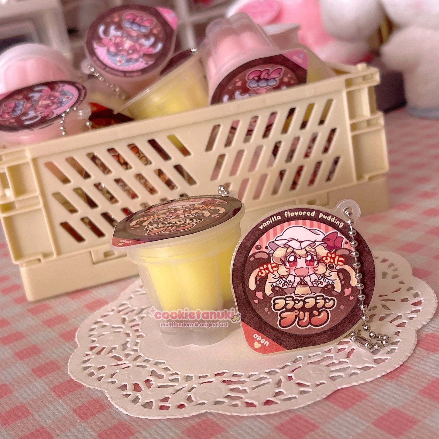 Touhou Project Character Pudding Cup Charms