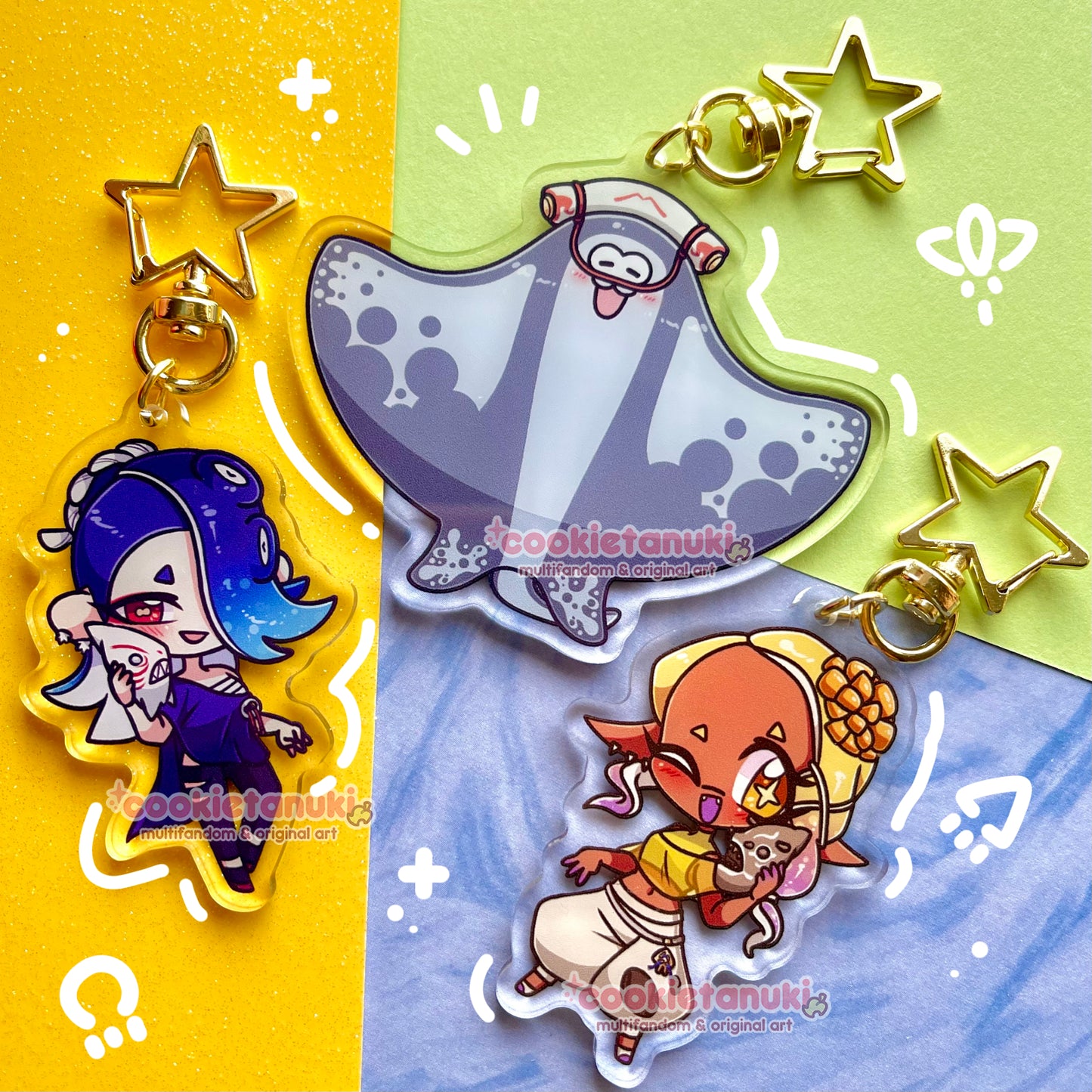 Splatoon Idol Character Charms