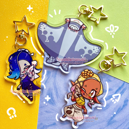 Splatoon Idol Character Charms