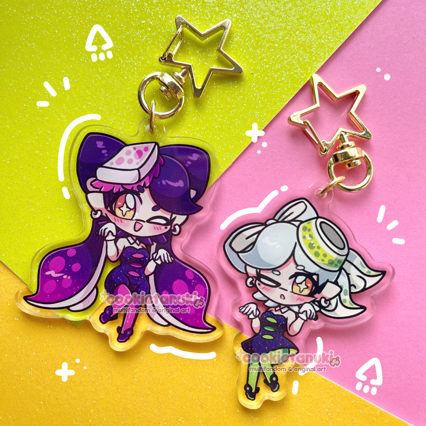 Splatoon Idol Character Charms