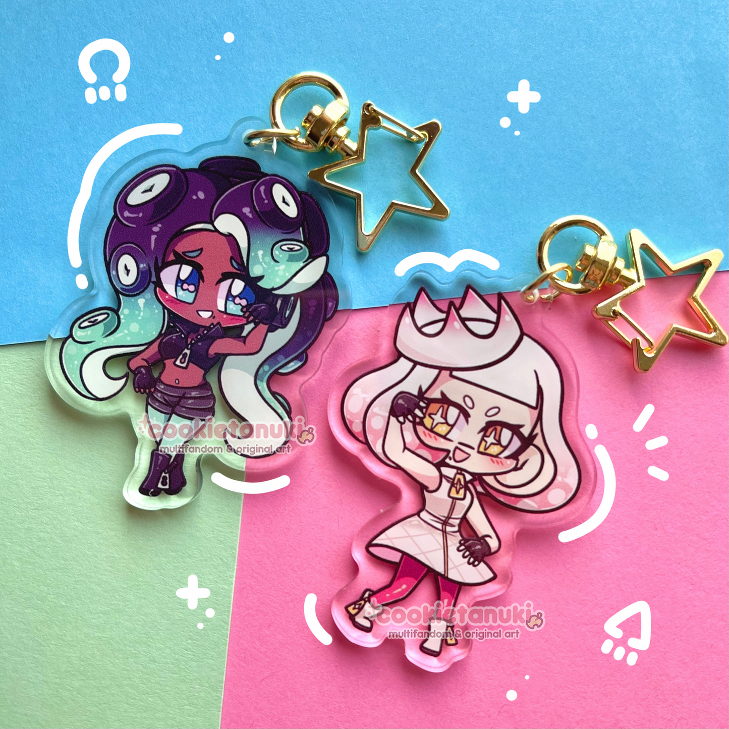 Splatoon Idol Character Charms