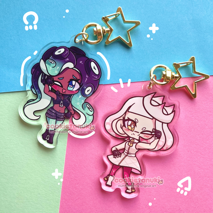 Splatoon Idol Character Charms