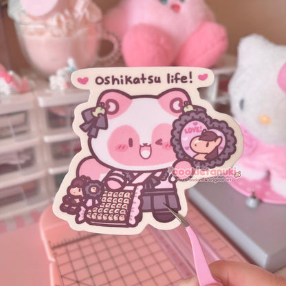 Cookie the Tanuki Oshikatsu Life Sticker