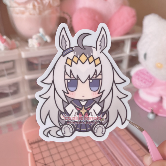 Oguri Cap Fumo Uma Musume Sticker