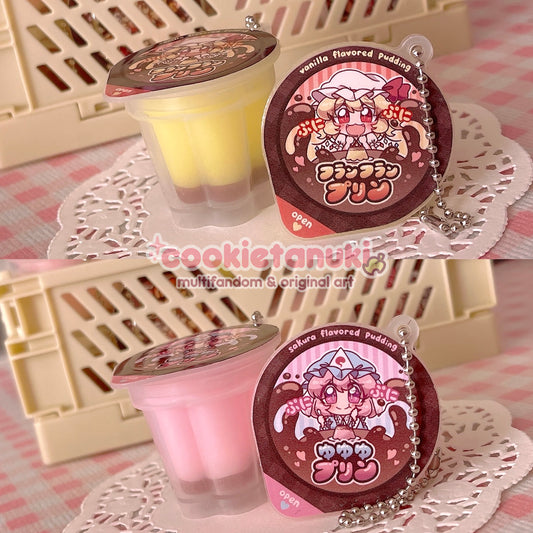 Touhou Project Character Pudding Cup Charms