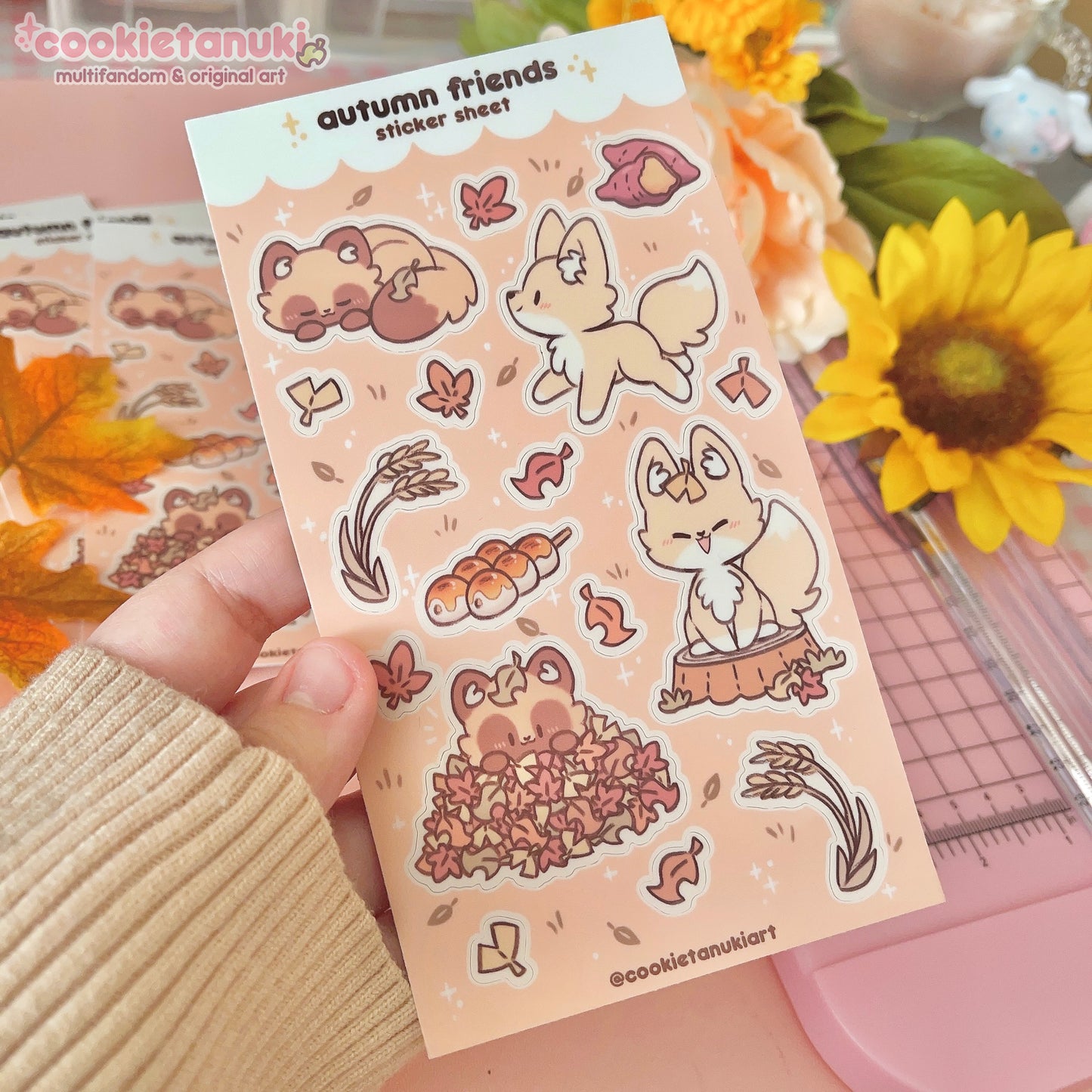 Autumn Friends Sticker Sheet