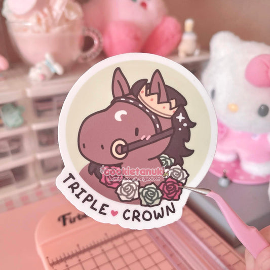 Symboli Rudolf Triple Crown Sticker