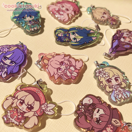 Genshin Impact Phone Charms