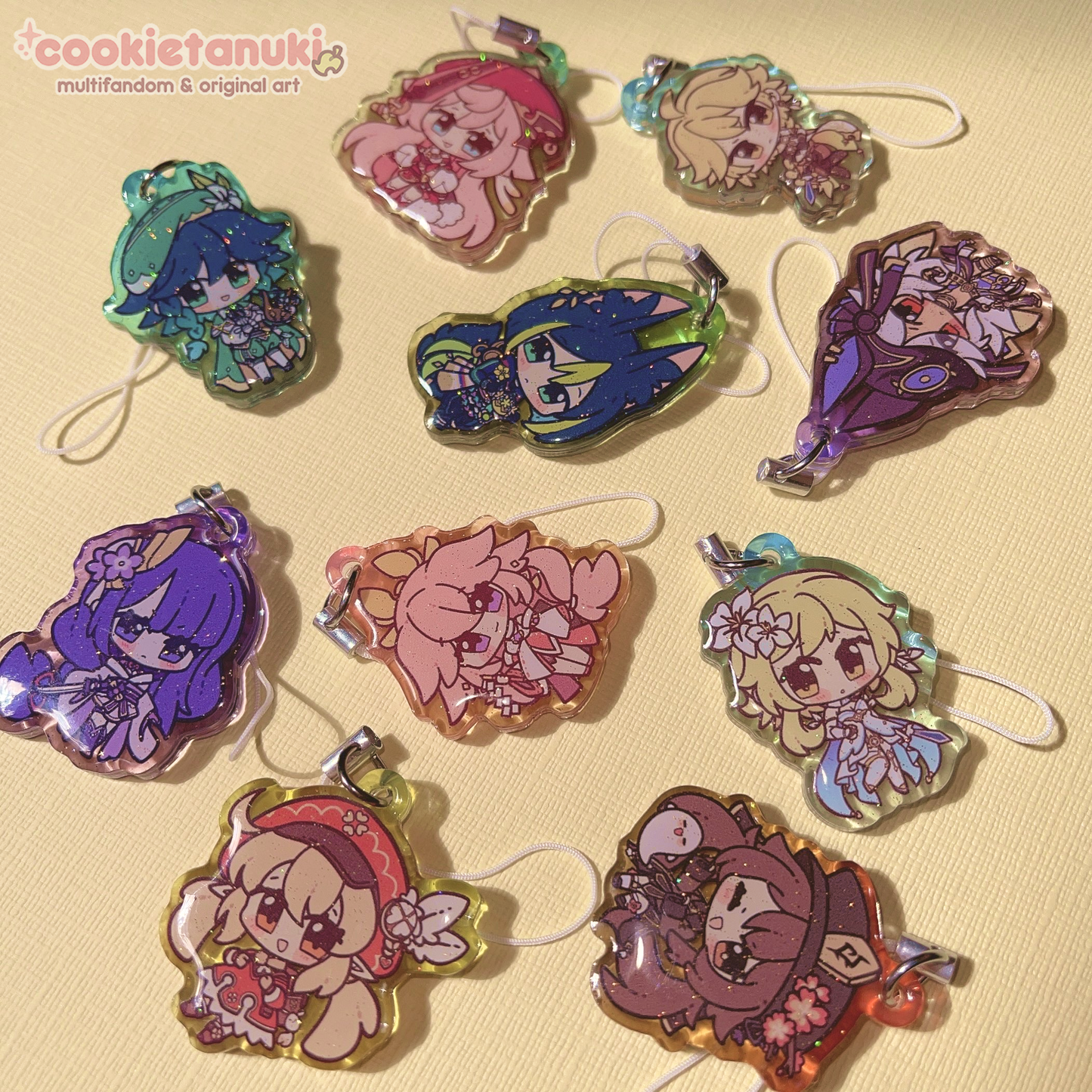 [MYSTERY GACHA] Genshin Impact Phone Charms