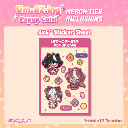 Um-AZ-ing Popup Cafe! Merch Tier Bundles