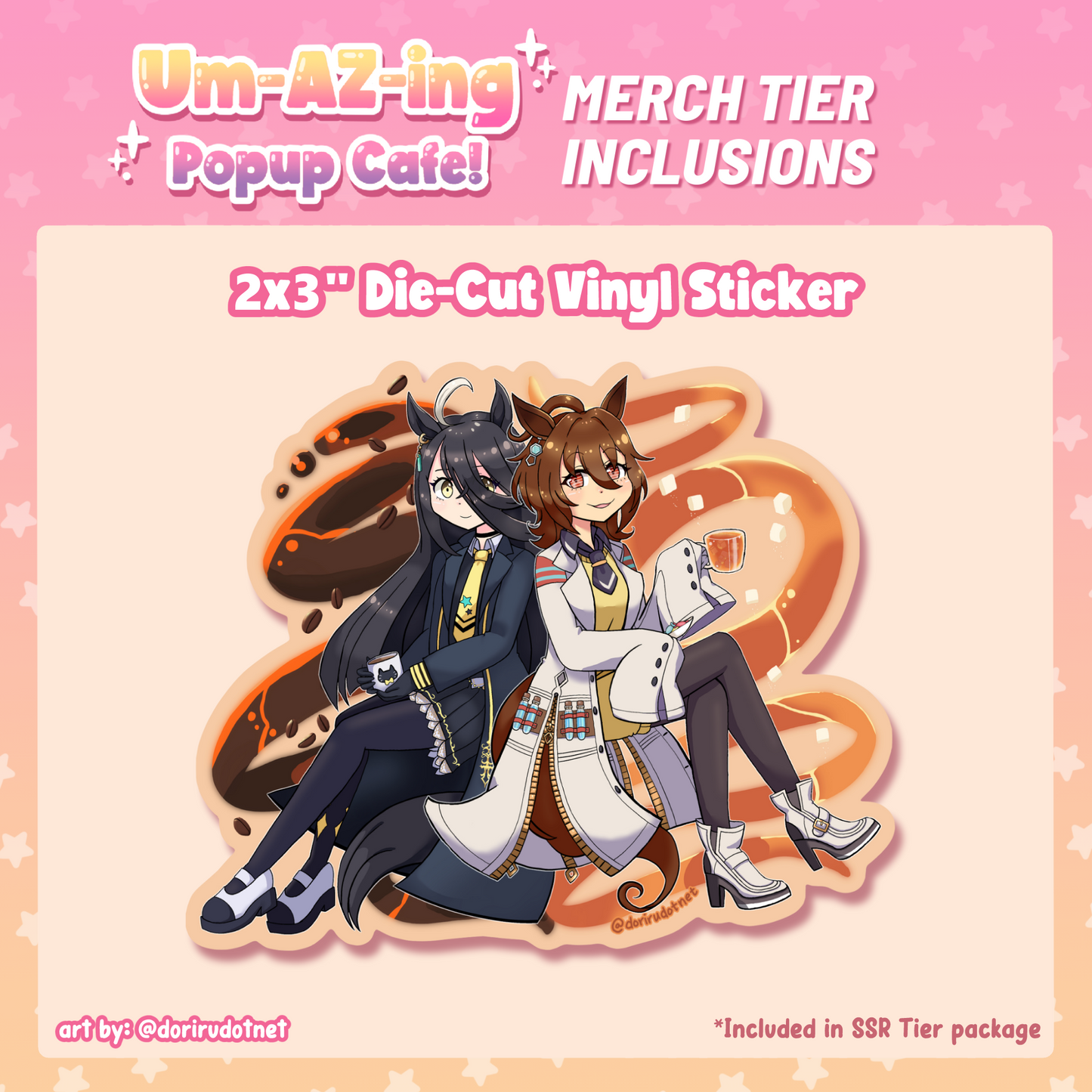 Um-AZ-ing Popup Cafe! Merch Tier Bundles