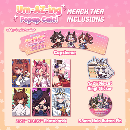 Um-AZ-ing Popup Cafe! Merch Tier Bundles
