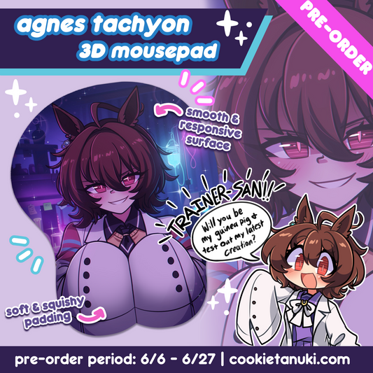 [PREORDER] Agnes Tachyon 3D Mousepad