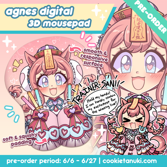 [PREORDER] Agnes Digital 3D Mousepad