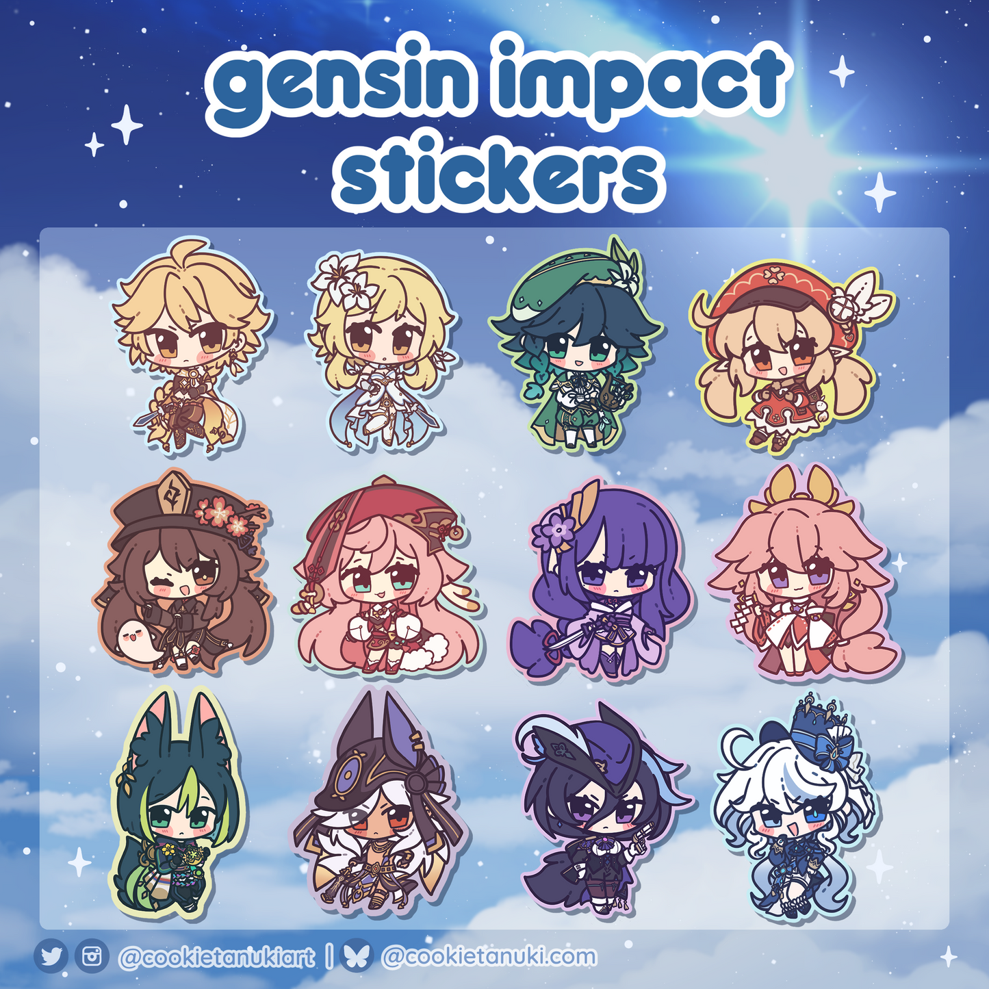 Genshin Impact Stickers