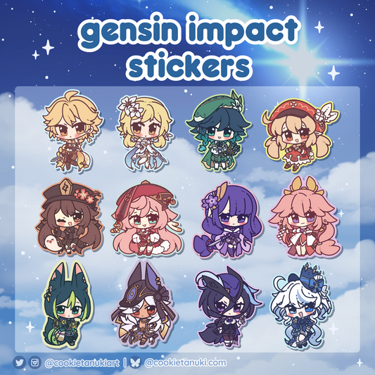 Genshin Impact Stickers