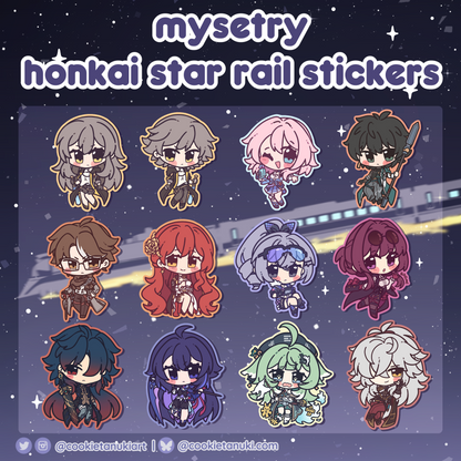 Mystery Honkai Star Rail Sticker Pack