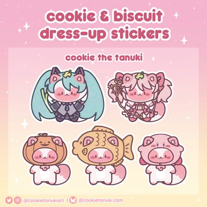 Cookie and Biscuit Dress-Up Stickers