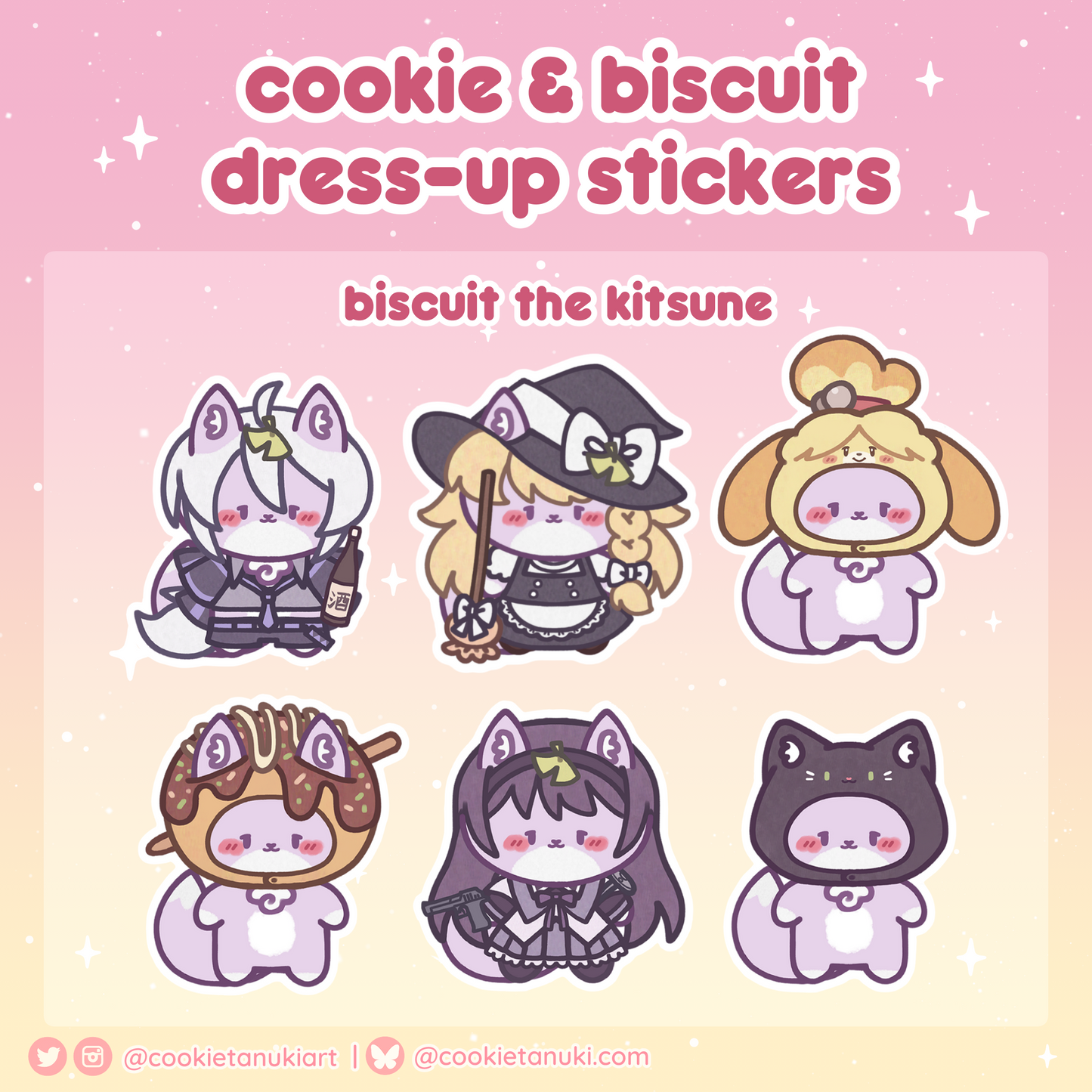 Cookie and Biscuit Dress-Up Stickers