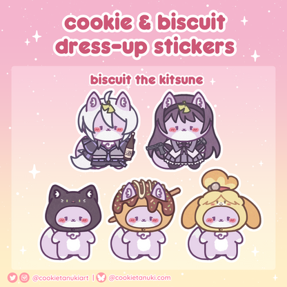 Cookie and Biscuit Dress-Up Stickers