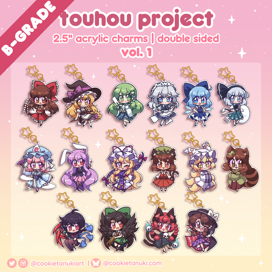 [B-GRADE] Touhou Project Character Charms | Vol 1.