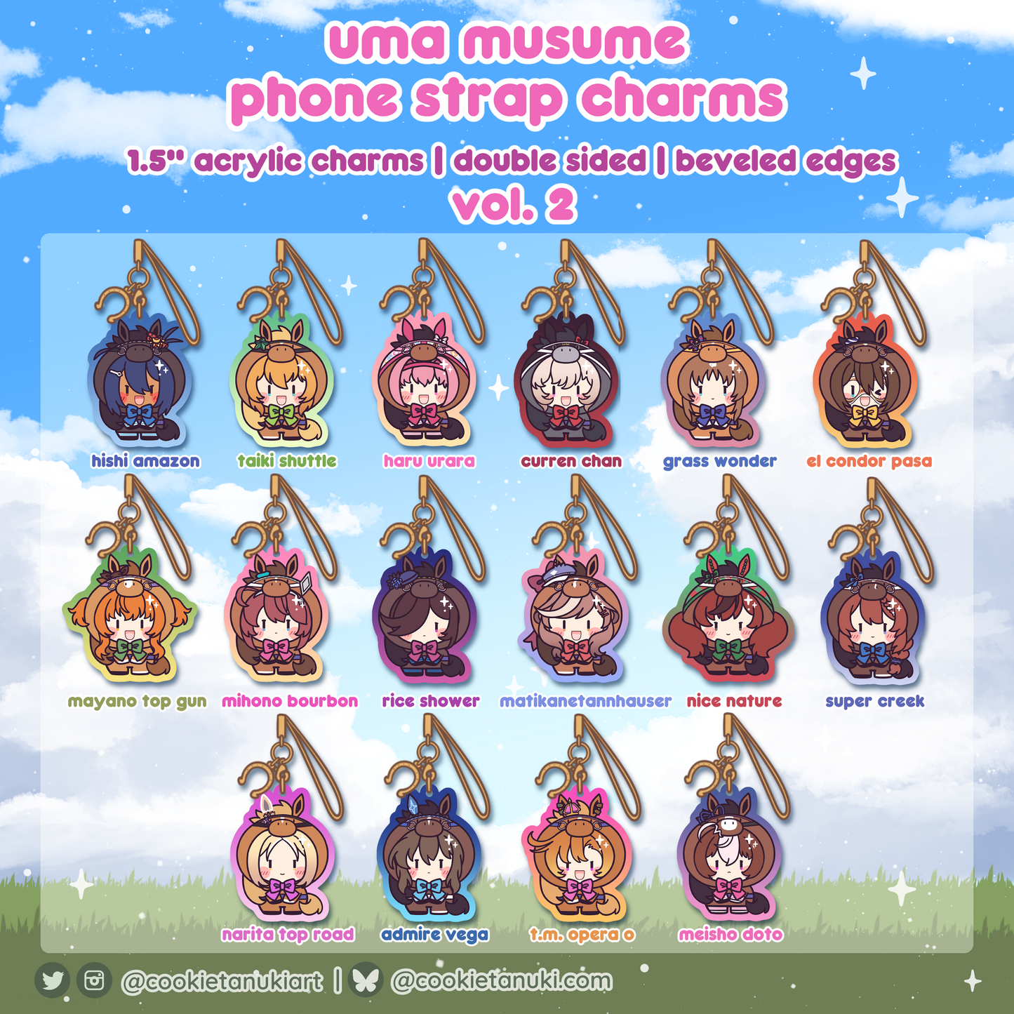 Uma Musume Phone Charms Vol. 2