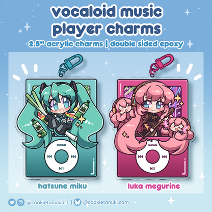 Vocaloid iPod Character Charms